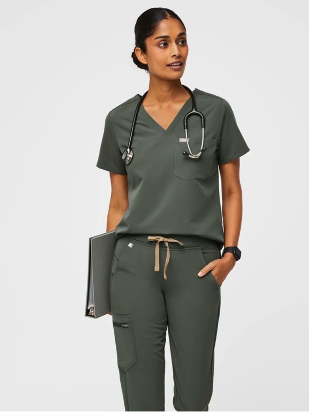 Figs Moss Scrub Set